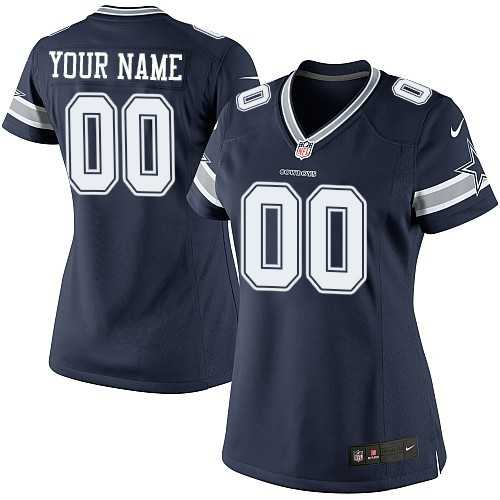 Women Nike Dallas Cowboys Customized Navy Blue Team Color Stitched NFL Game Jersey,We sell and wholesale Women Nike Dallas Cowboys Customized Navy Blue Team Color Stitched NFL Game Jersey on line form chian!